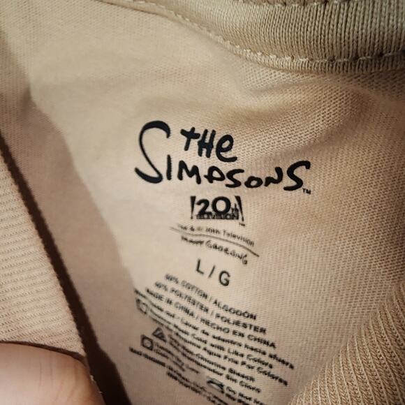 Homer Simpsons racing shirt men's Large NWT - Picture 3 of 6